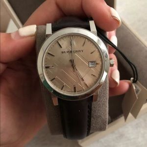 New Authentic Burberry Dark Brown Women’s Watch